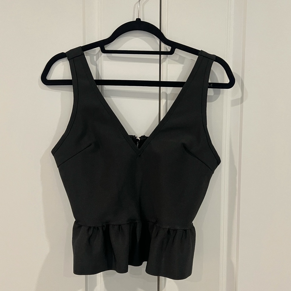 Chloe Dao Sleeveless Peplum Top